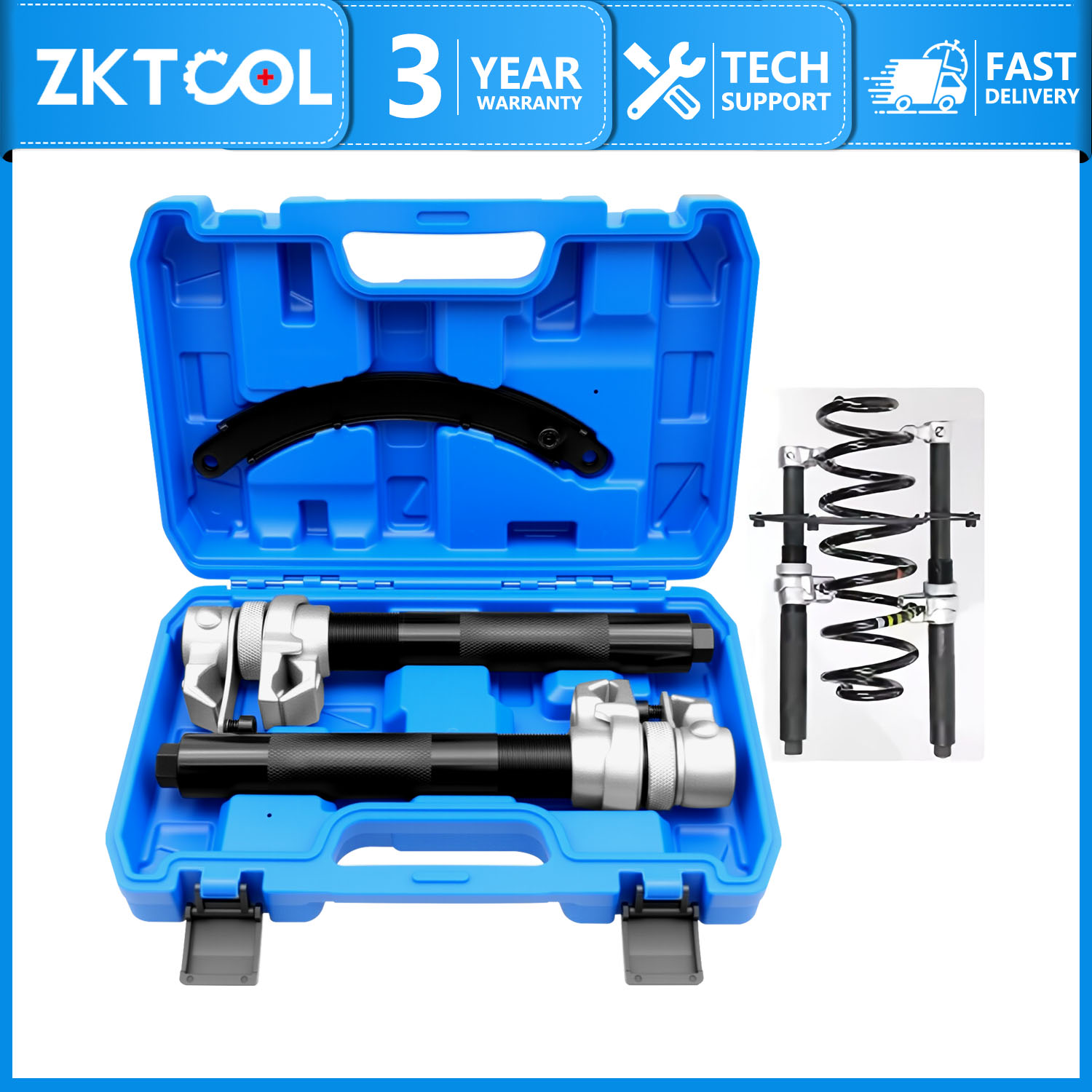 Valve Spring Compressor - 3피스 중장비 서스펜션 코일 스프링 압축기