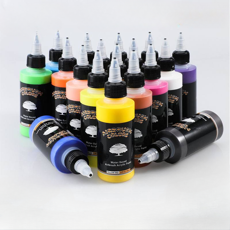 Heat Gun Paint Strip - 100ml 수성 아크릴 안료 32 색