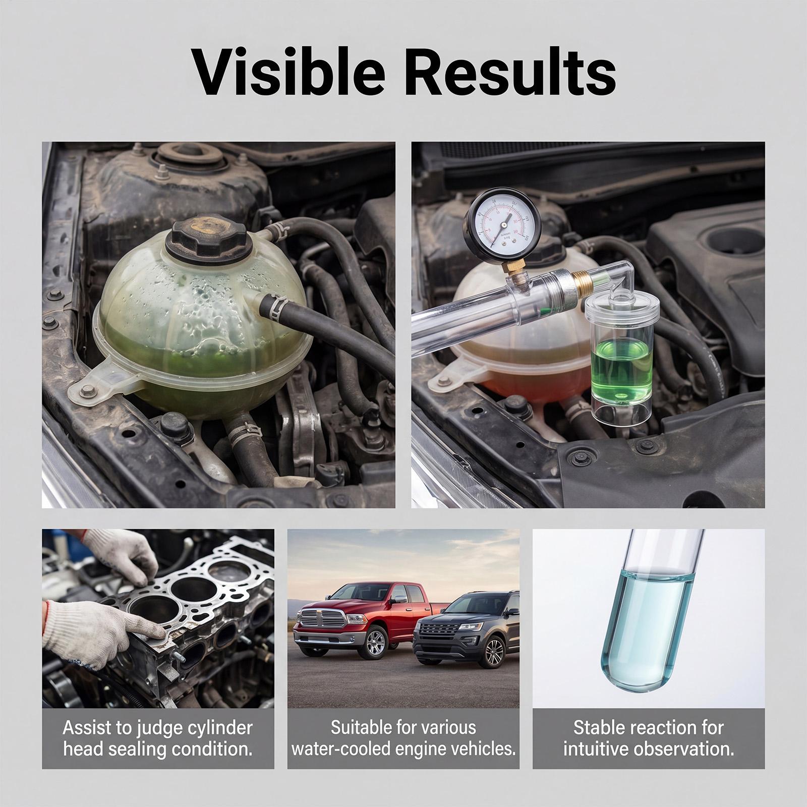 연소 누출 감지기 유체 블록 테스트 헤드 가스켓 테스터 - Auto Repair Shops 리뷰 및 가격